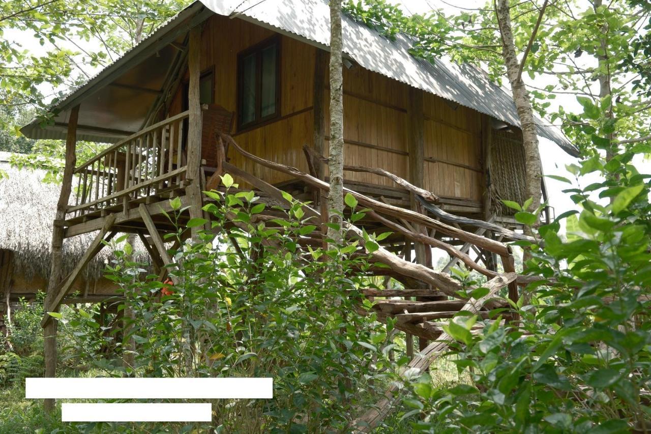 Willa Sunny Field Eco Stilt House Cat Tien Zewnętrze zdjęcie