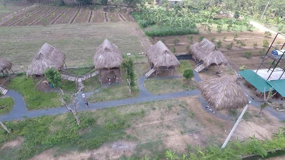 Willa Sunny Field Eco Stilt House Cat Tien Zewnętrze zdjęcie