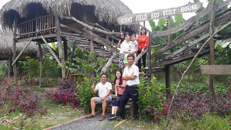 Willa Sunny Field Eco Stilt House Cat Tien Zewnętrze zdjęcie