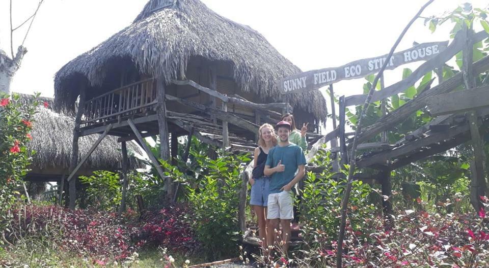 Willa Sunny Field Eco Stilt House Cat Tien Zewnętrze zdjęcie