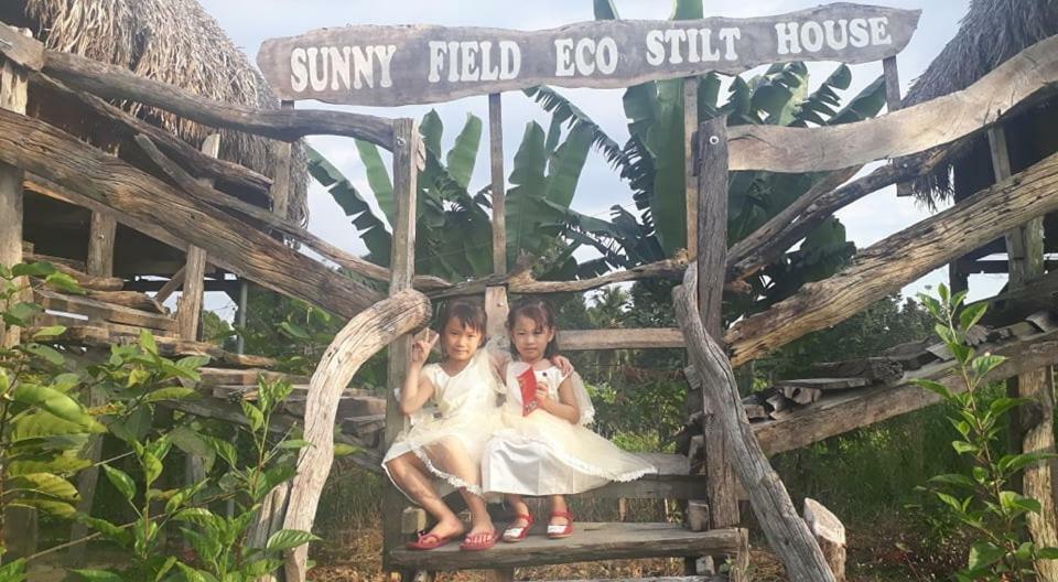 Willa Sunny Field Eco Stilt House Cat Tien Zewnętrze zdjęcie